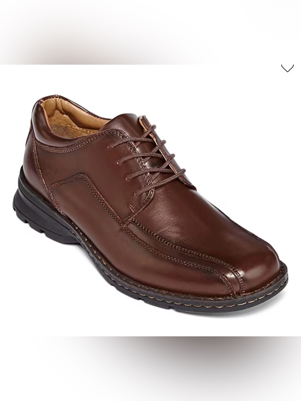 Men's Dockers Brown Leather Upper Dress Shoe